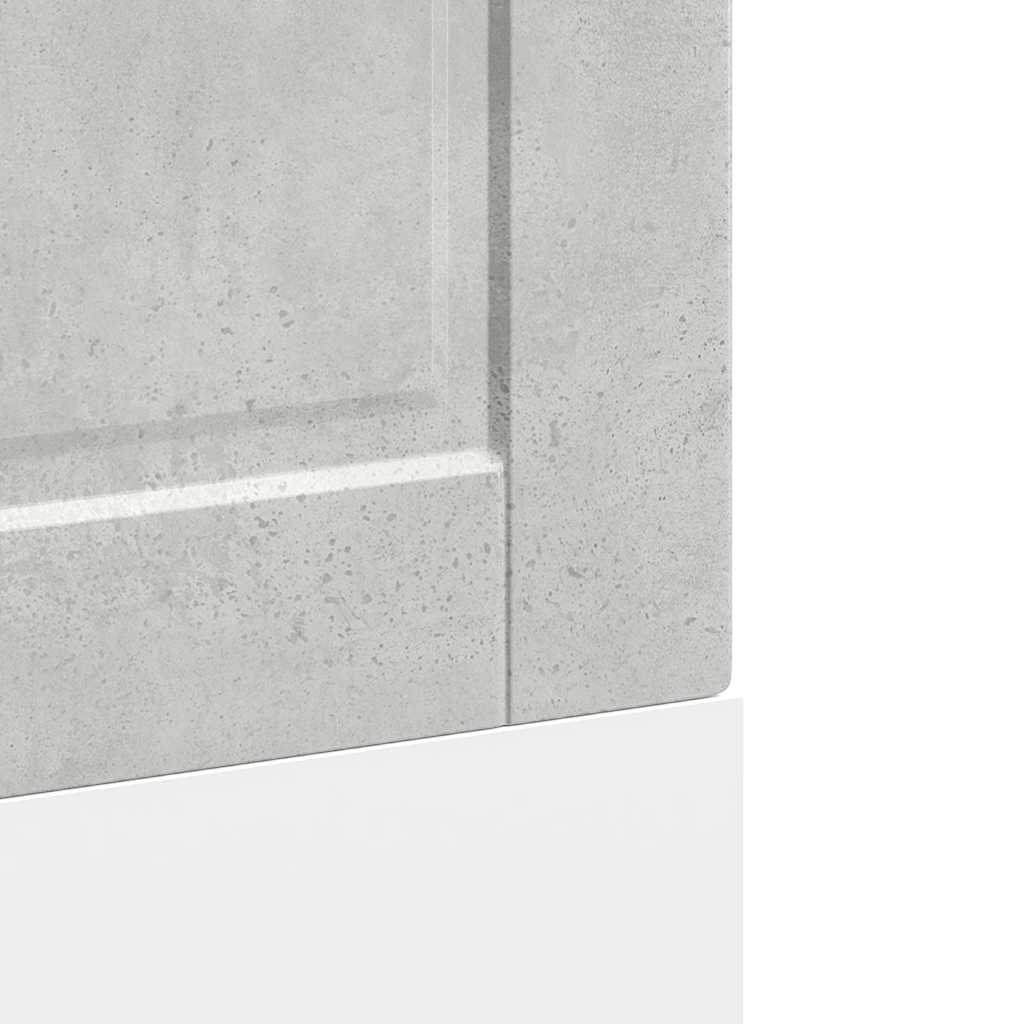 låge til opvaskemaskine Porto 60x1,5x57 cm betongrå