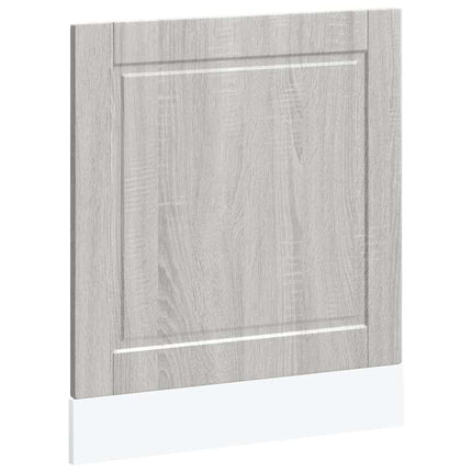låge til opvaskemaskine Porto 60x1,5x57 cm grå sonoma-eg