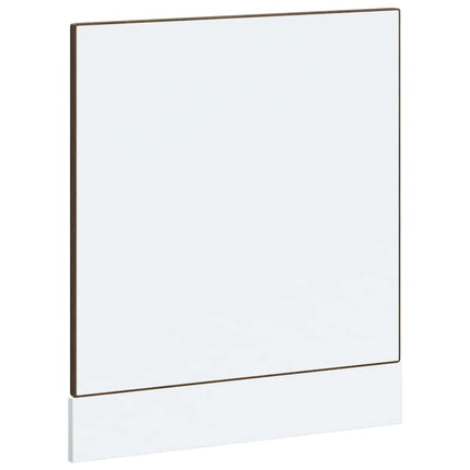 låge til opvaskemaskine Porto 60x1,5x57 cm brun egetræsfarve