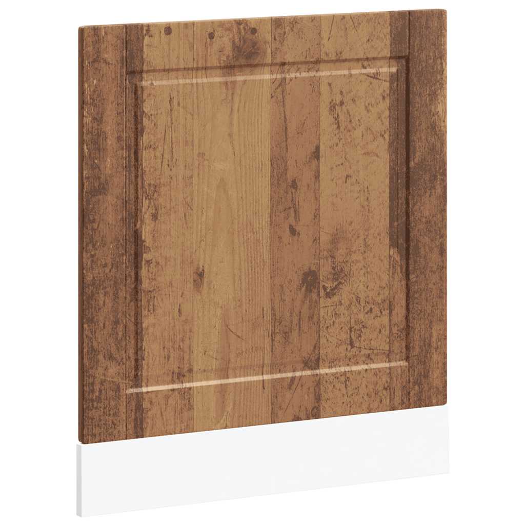låge til opvaskemaskine Porto 60x1,5x57 cm antikt træ