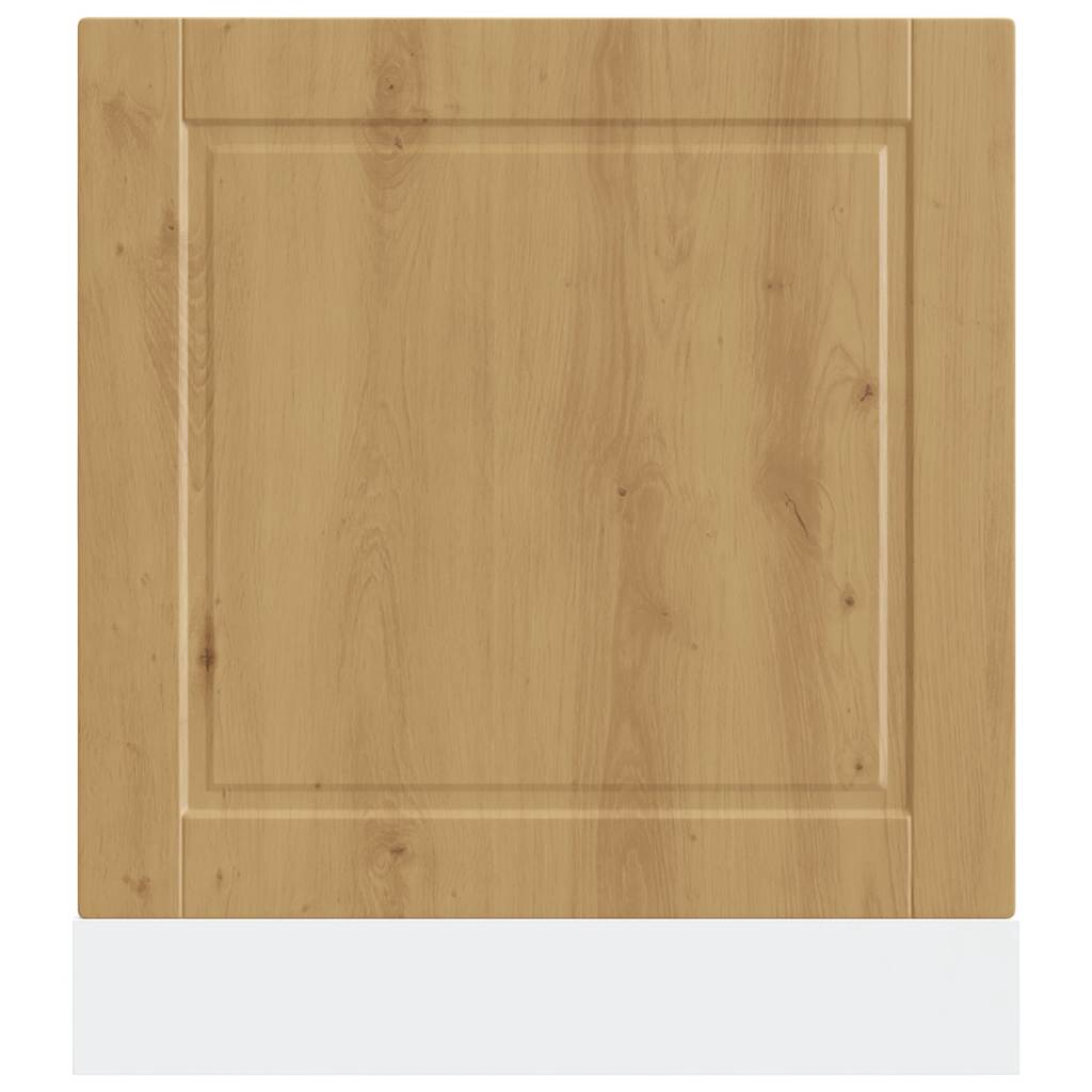 låge til opvaskemaskine Porto 60x1,5x57 cm egetræsfarvet