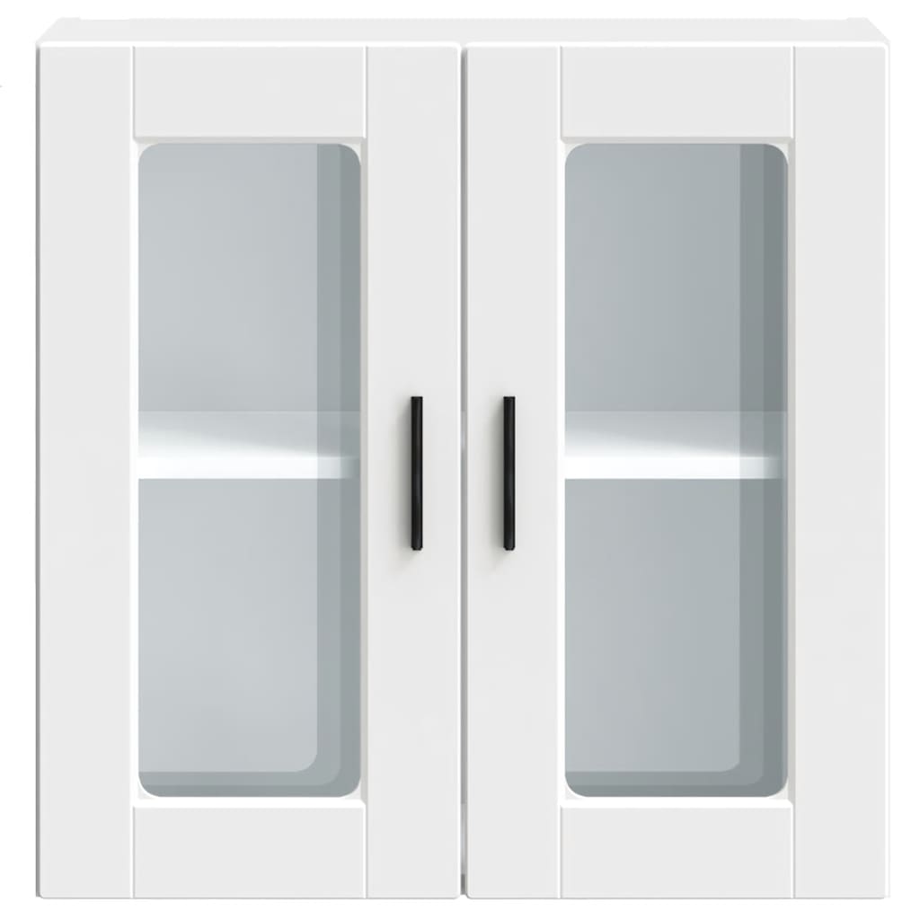 Køkkenvægskab med glasdør Porto hvid
