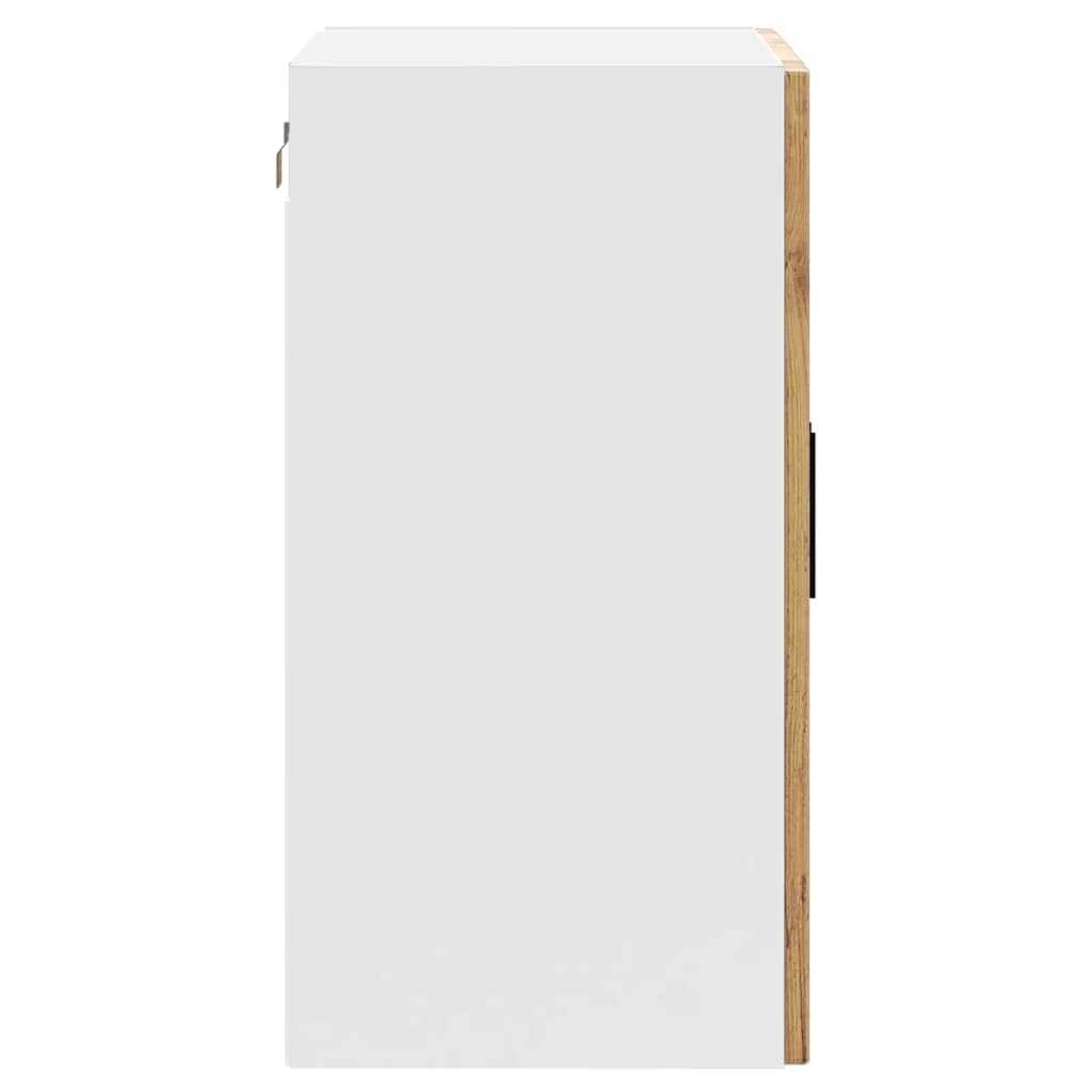 Køkkenvægskab med glasdør Porto antikt træ