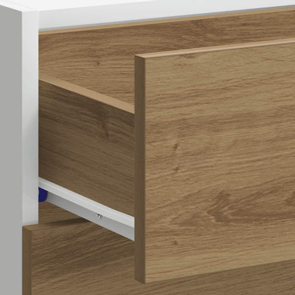 underskab "Lyon" håndlavet eg 40x46x81,5 cm konstrueret træ