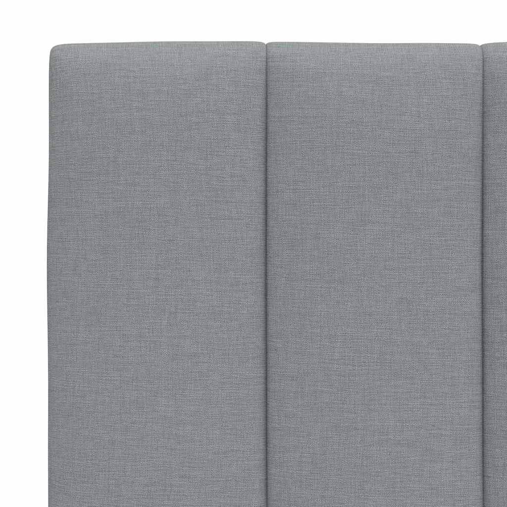 sengeramme uden madras Hanko Lysegrå 80x200 cm Stof