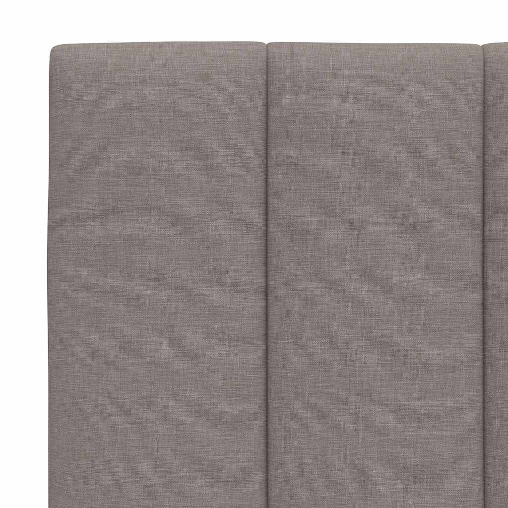 sengeramme uden madras Hanko 90x190 cm stof gråbrun