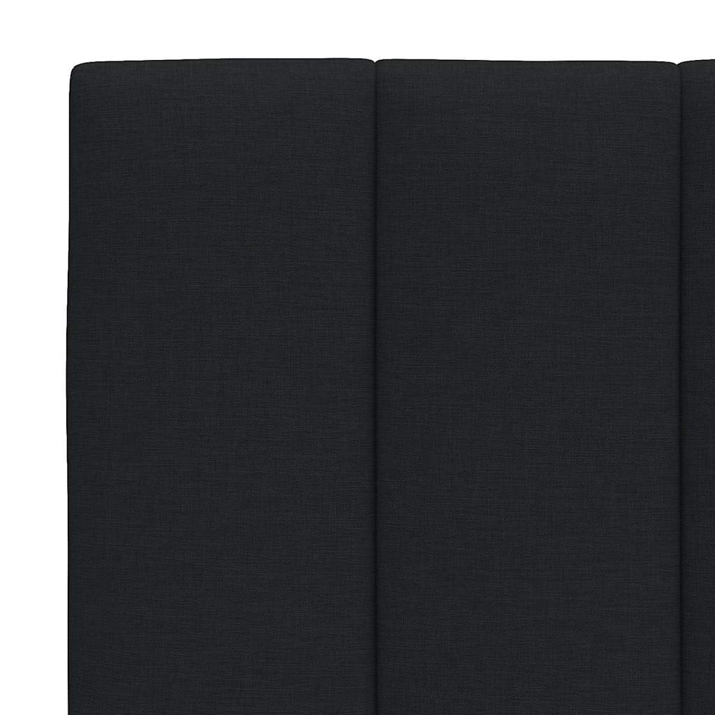 sengeramme uden madras Hanko 90x200 cm stof sort