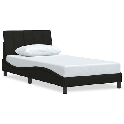 sengeramme uden madras Hanko Sort 100x200 cm Stof