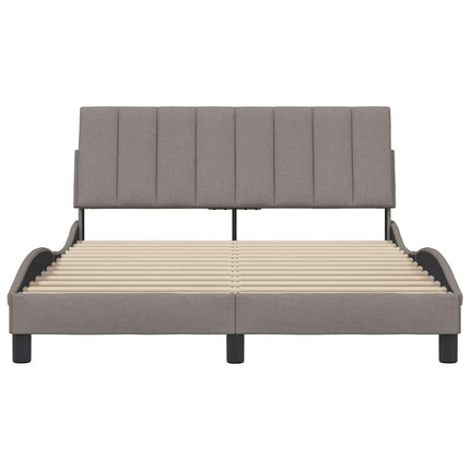 sengeramme uden madras Hanko Taupe 120x200 cm Stof