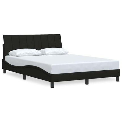 sengeramme uden madras Hanko 140x190 cm stof sort