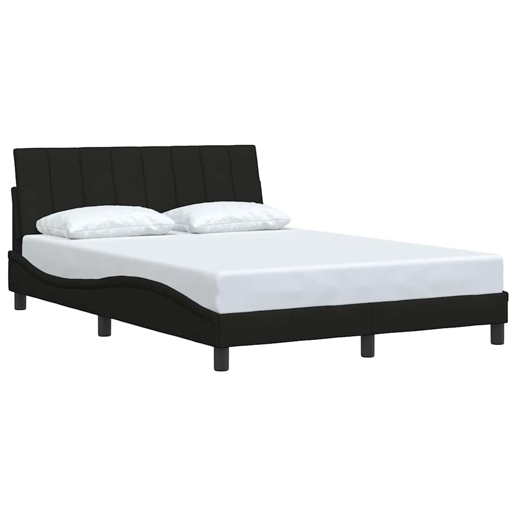 sengeramme uden madras Hanko 140x190 cm stof sort