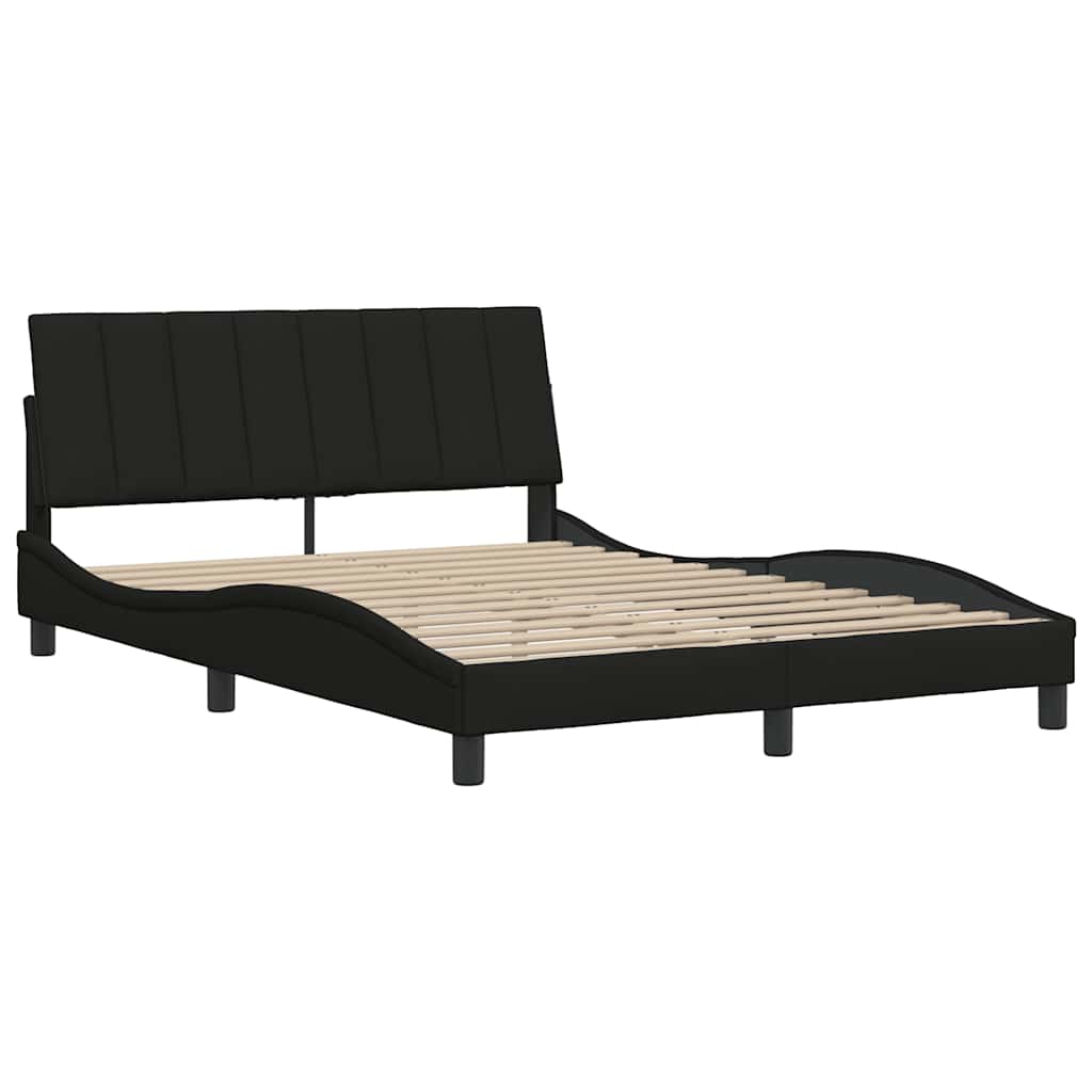 sengeramme uden madras Hanko 140x190 cm stof sort