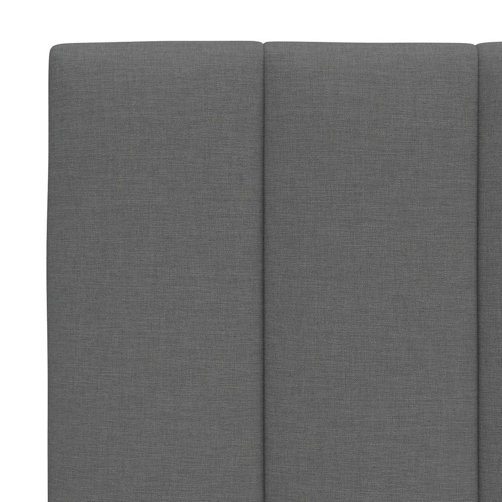 sengeramme uden madras Hanko 140x200 cm stof mørkegrå