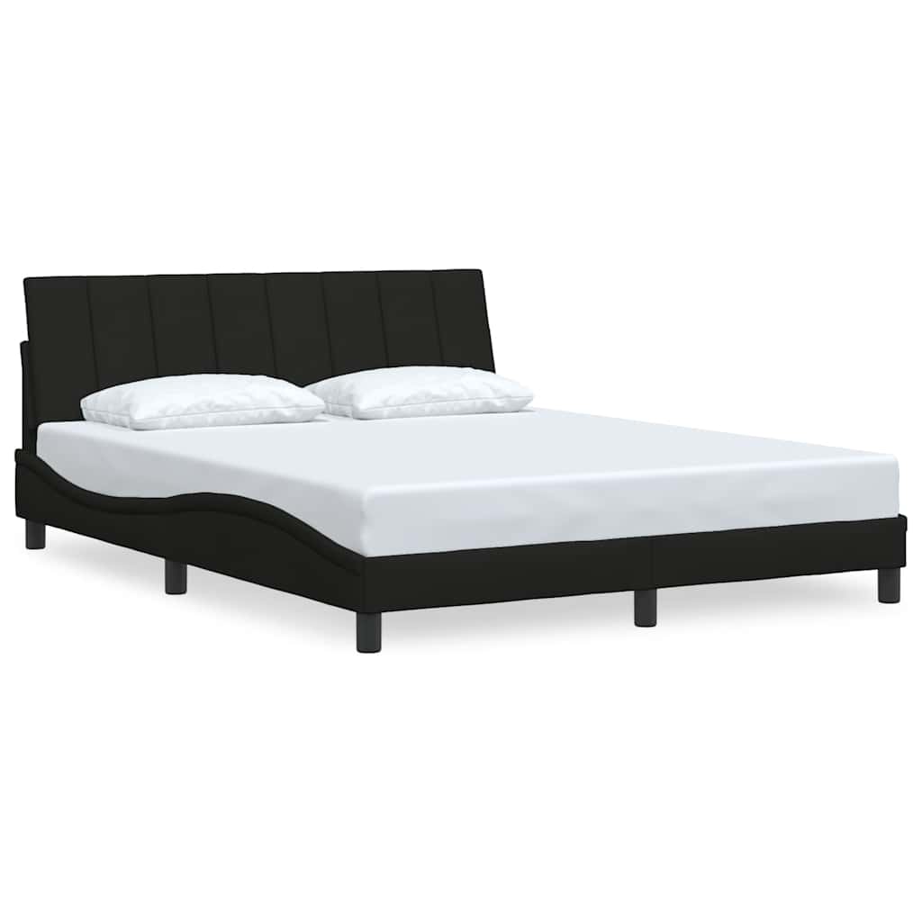 sengeramme uden madras Hanko 160x200 cm stof sort