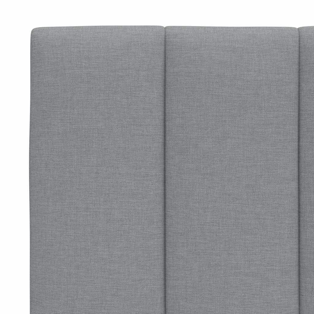 sengeramme uden madras Hanko 180x200 cm stof lysegrå