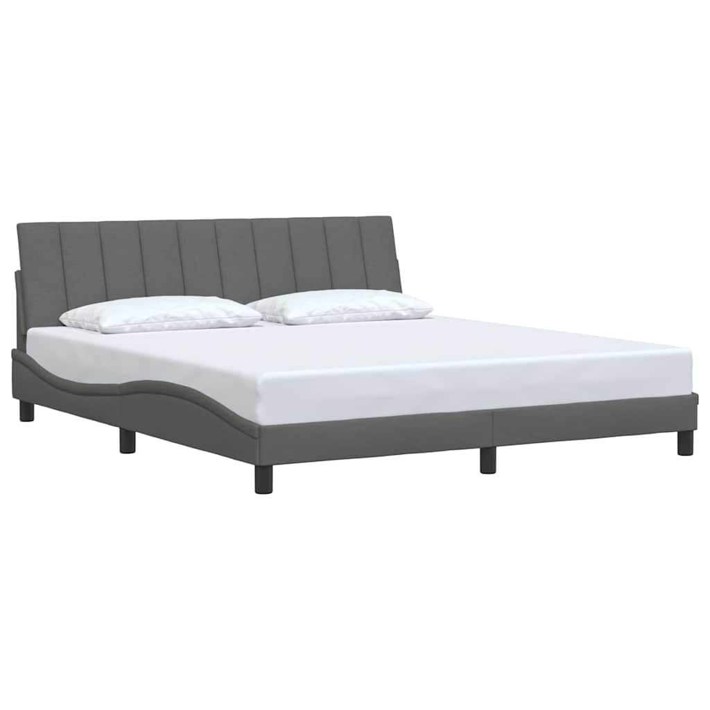 sengeramme uden madras Hanko 180x200 cm stof mørkegrå