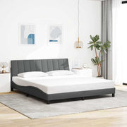 sengeramme uden madras Hanko 180x200 cm stof mørkegrå
