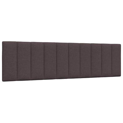 sengeramme uden madras Hanko 180x200 cm stof mørkebrun