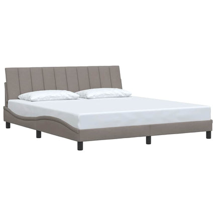 sengeramme uden madras Hanko 180x200 cm stof gråbrun