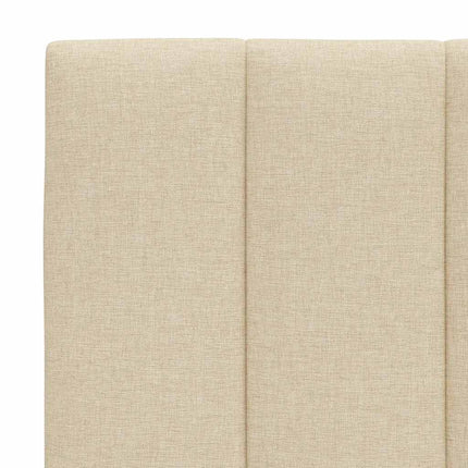 sengeramme uden madras Hanko 180x200 cm stof cremefarvet