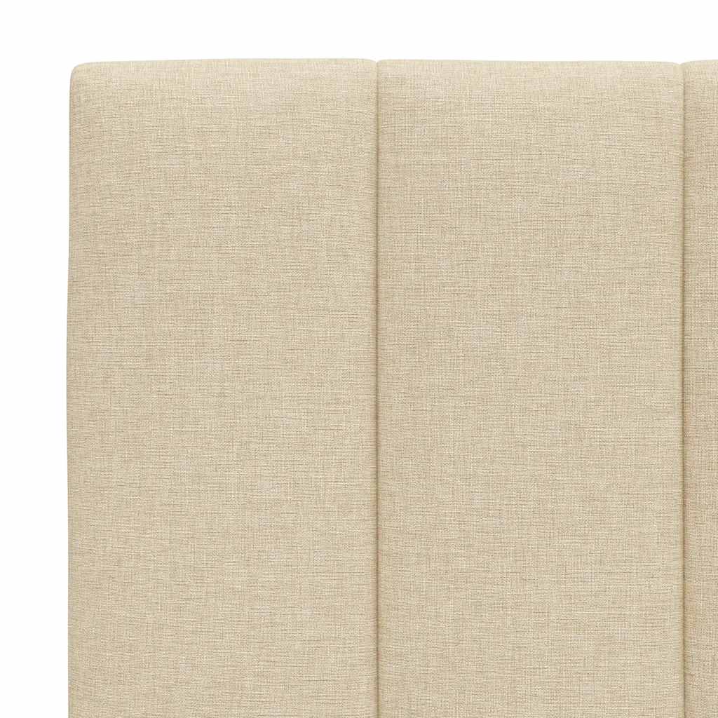 sengeramme uden madras Hanko 180x200 cm stof cremefarvet