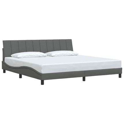 sengeramme uden madras Hanko 200x200 cm stof mørkegrå