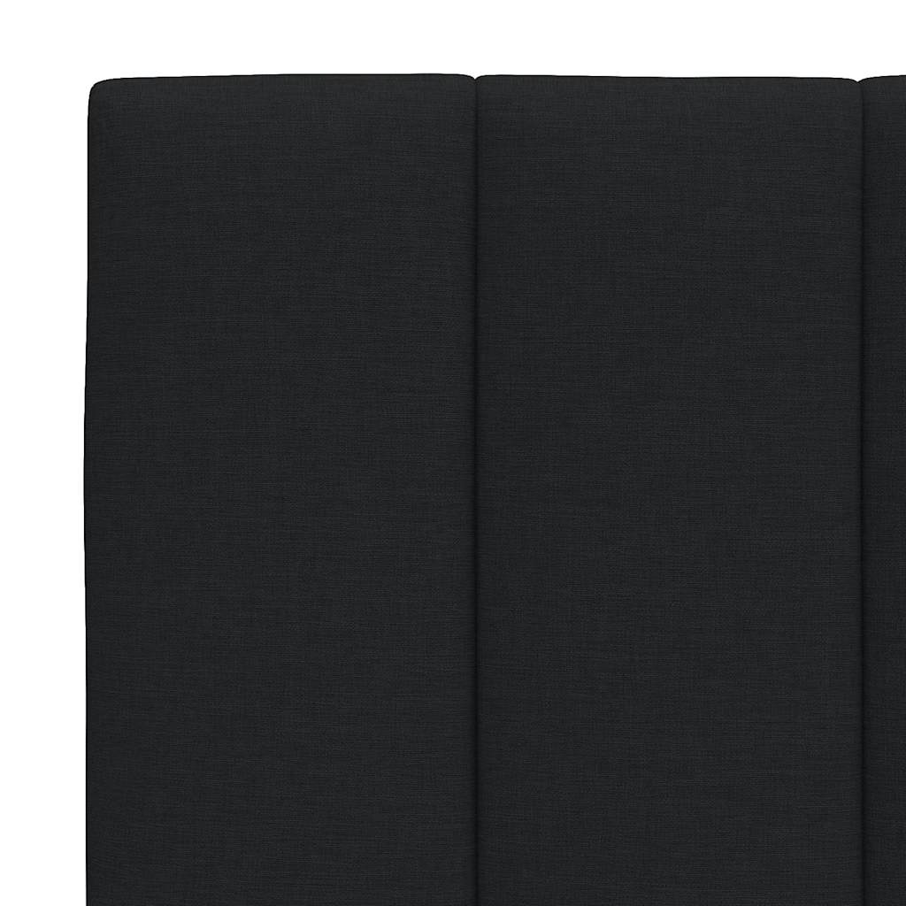 sengeramme uden madras Hanko 200x200 cm stof sort