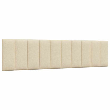 sengeramme uden madras Hanko 200x200 cm stof cremefarvet