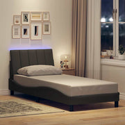 sengeramme uden madras Hanko Mørkegrå 90x190 cm Stof
