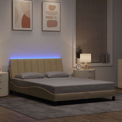 sengeramme uden madras Hanko Creme 120x200 cm Stof