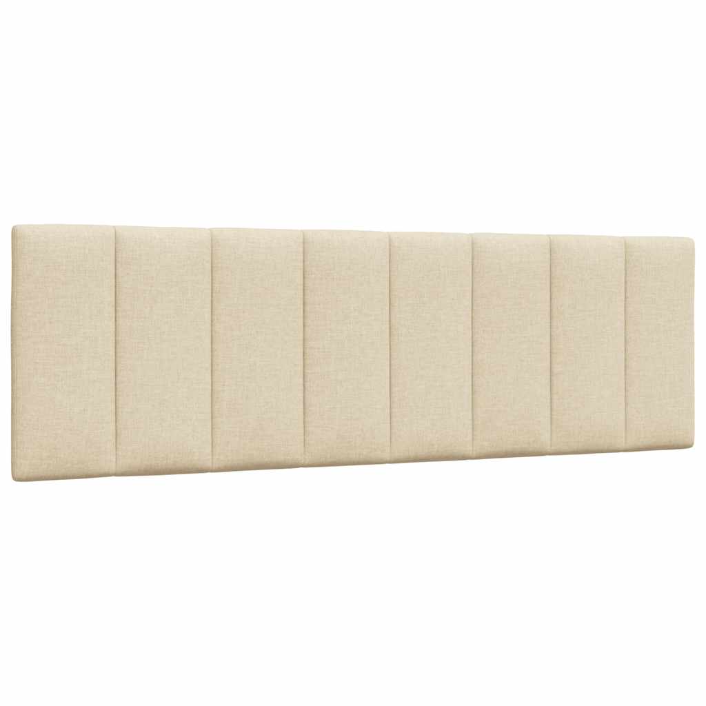 seng med madras Hanko 160x200 cm stof cremefarvet