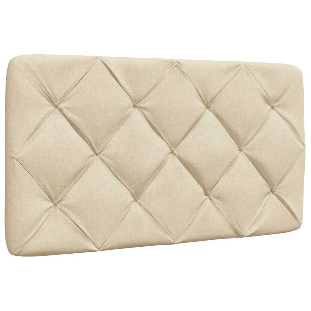 sengeramme uden madras 80x200 cm stof cremefarvet