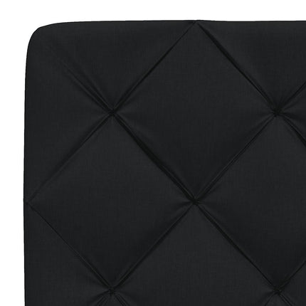 sengeramme uden madras 140x200 cm stof sort