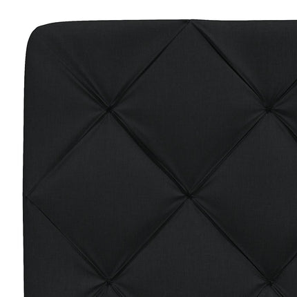 sengeramme uden madras 180x200 cm stof sort
