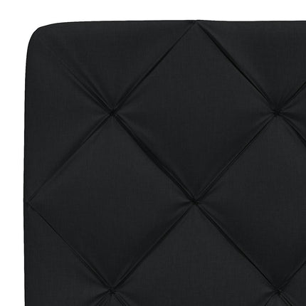 sengeramme uden madras 200x200 cm stof sort