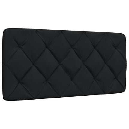 Sengeramme med LED uden madras 100x200 cm stof sort