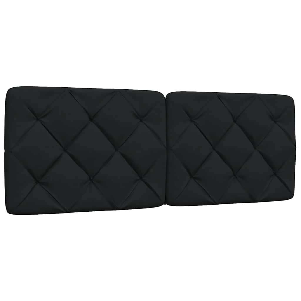 sengeramme med LED uden madras 140x190 cm stof sort