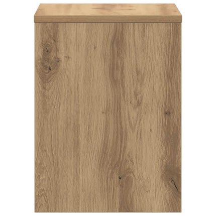 sengeborde 2 stk. 40x30x40 cm konstrueret træ kunsteg