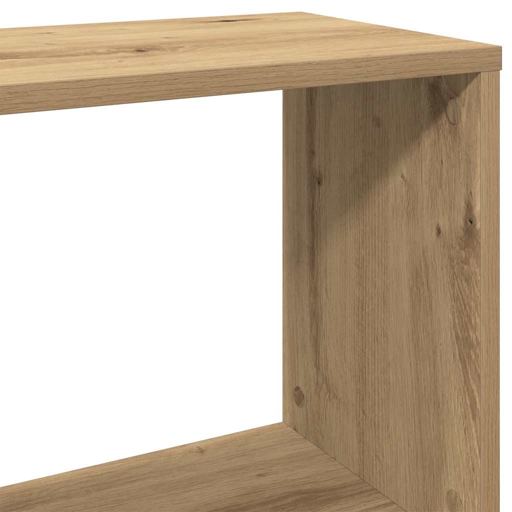 bogskab 80x24x96 cm konstrueret træ kunsteg