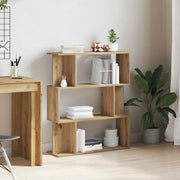 bogskab 80x24x96 cm konstrueret træ kunsteg