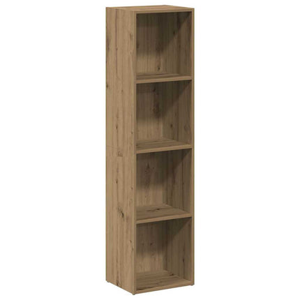 bogskab 36x30x143 cm konstrueret træ kunsteg