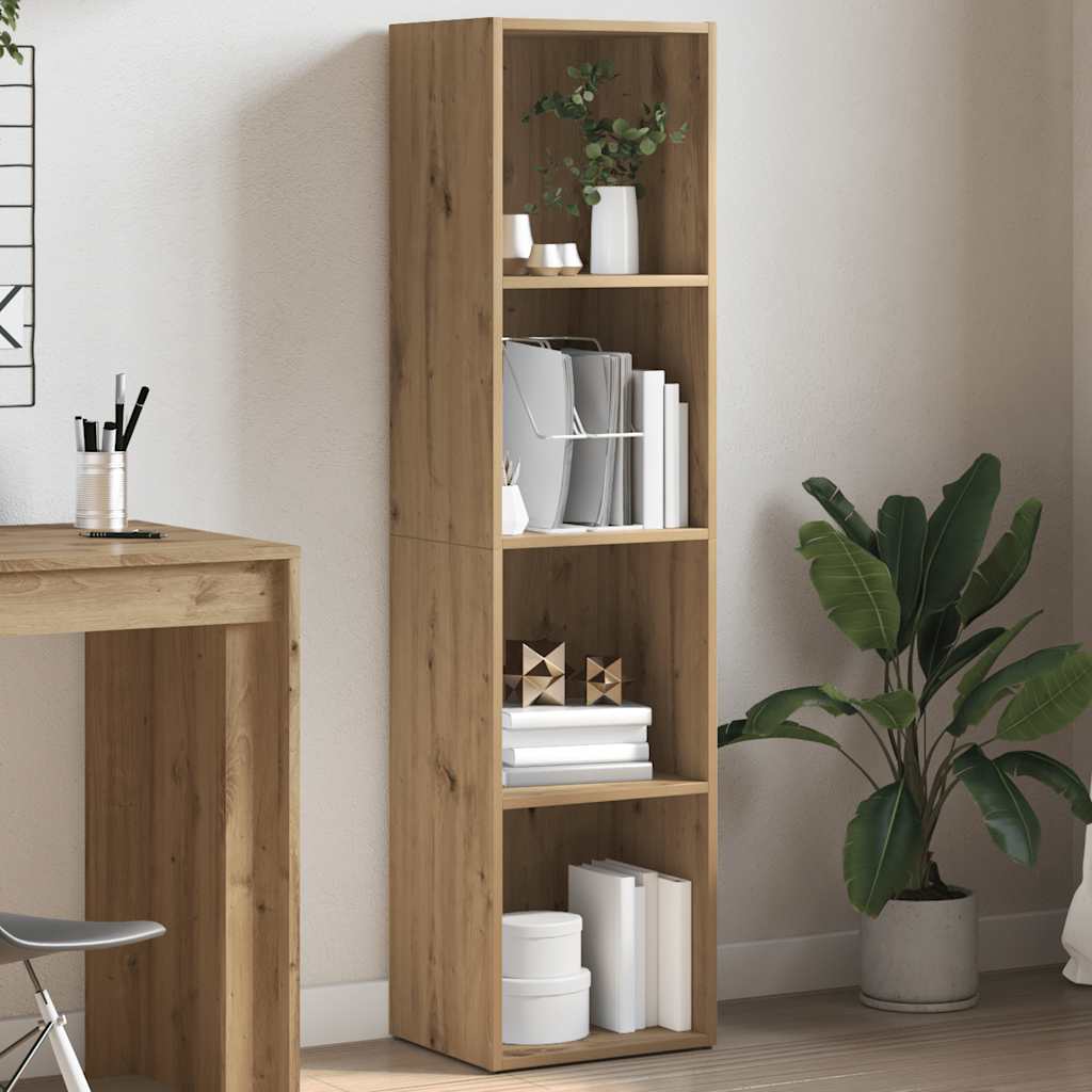 Bogreol/TV-Bord Konstrueret Træ - artisan eg / 36 x 30 x 143 cm