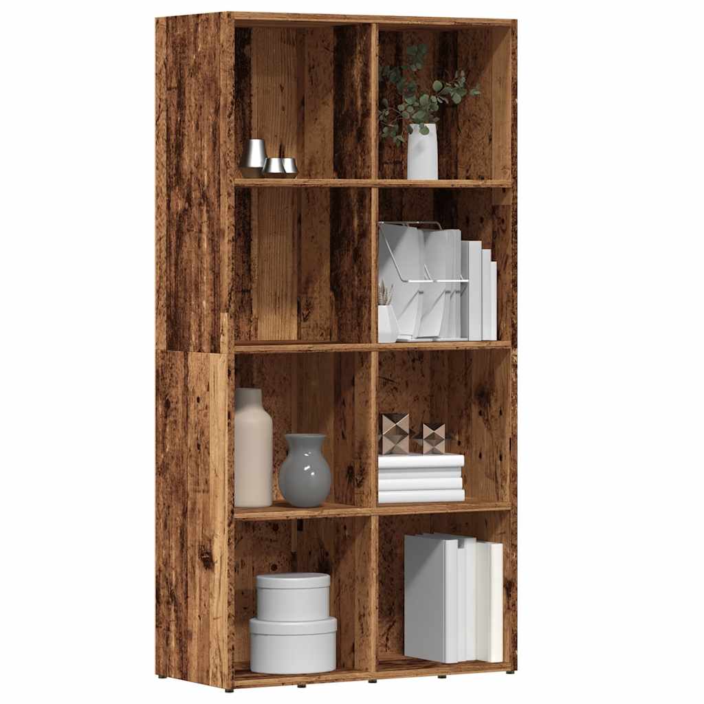 Bogreol/TV-Bord Konstrueret Træ - Gammelt træ / 66 x 30 x 130 cm