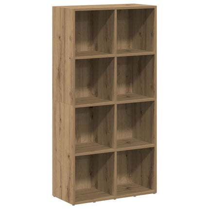 bogskab 66x30x130 cm konstrueret træ kunsteg