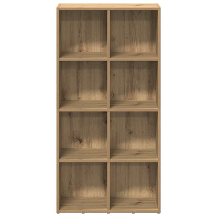 bogskab 66x30x130 cm konstrueret træ kunsteg