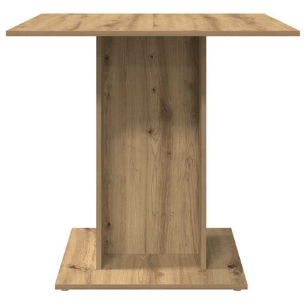 spisebord 80x80x75 cm konstrueret træ kunsteg