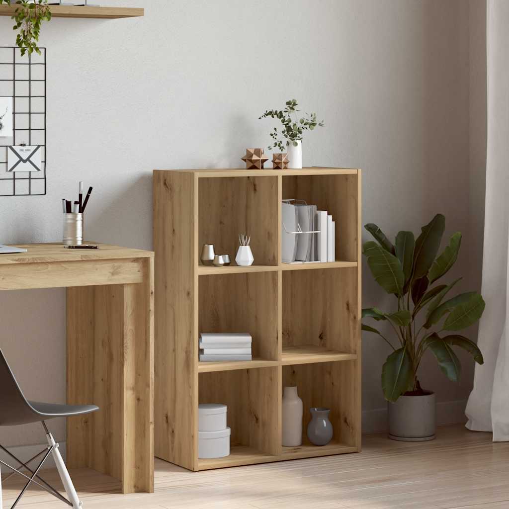 Bogreol/TV-Bord Konstrueret Træ - artisan eg / 66 x 30 x 98 cm