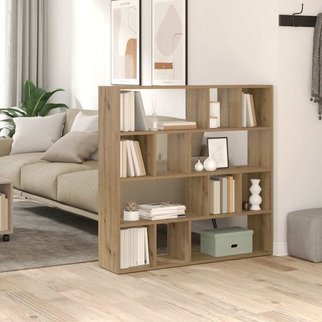 bogreol/rumdeler 105x24x102 cm kunsteg
