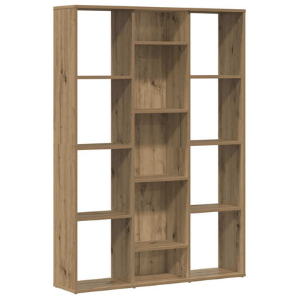 rumdeler/bogreol 100x24x140 cm konstrueret træ artisan eg