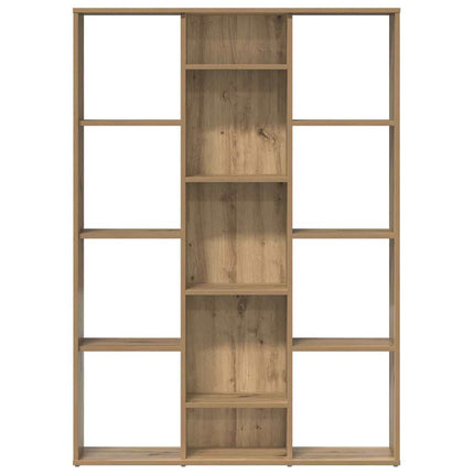 rumdeler/bogreol 100x24x140 cm konstrueret træ artisan eg